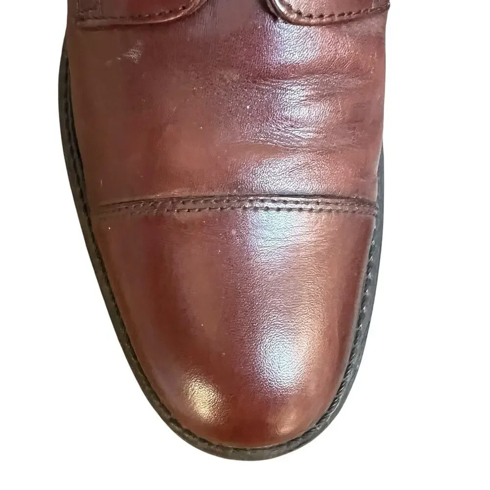Johnston and Murphy Brown Cap Toe Oxford Shoes Size 9M